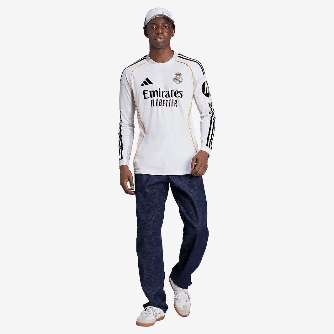 Camisa Adidas Real Madrid 2025/26 I Manga Longa