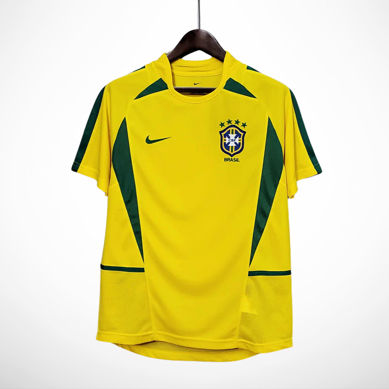 Camisa Retrô Seleção Brasil 2002/03 I