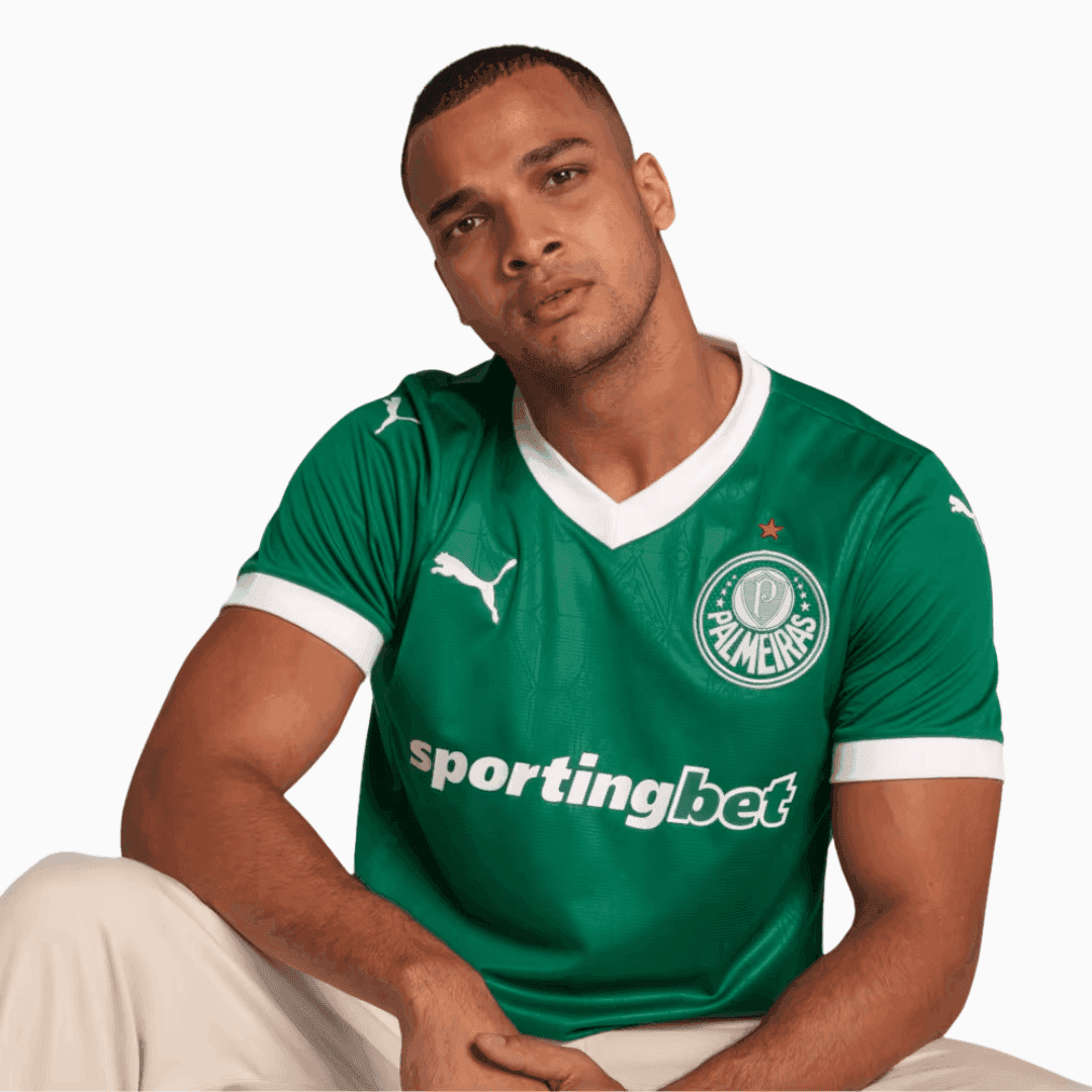 Camisa Puma Palmeiras 2025/26 I - R. Veiga N° 23