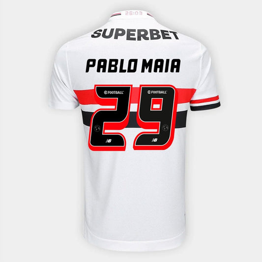Camisa New Balance São Paulo 2025/26 I Pablo Maia N° 29