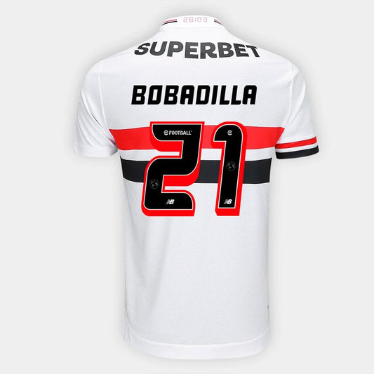 Camisa New Balance São Paulo 2025/26 I Bobadilla N° 21