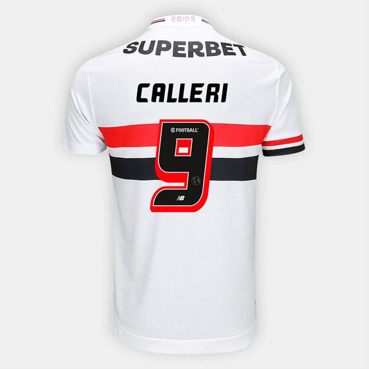 Camisa New Balance São Paulo 2025/26 I Calleri N° 9