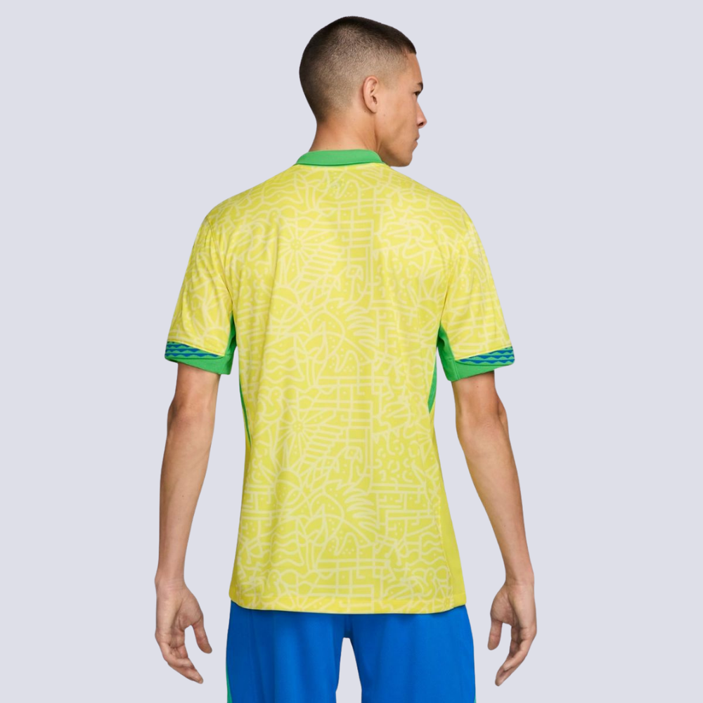 Camisa Brasil 24/25 Home Nike Torcedor - Amarela