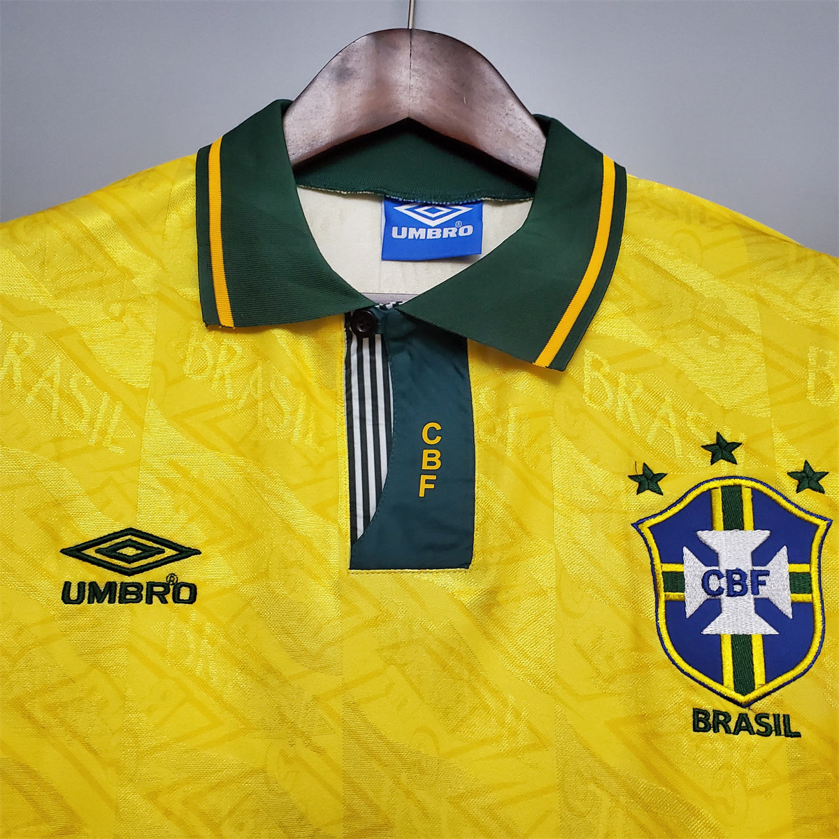 Camisa Retrô Seleção Brasil 1991/92 I