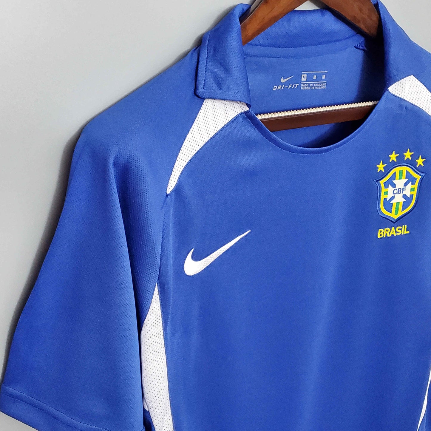 Camisa Retrô Seleção Brasil 2002/03 II