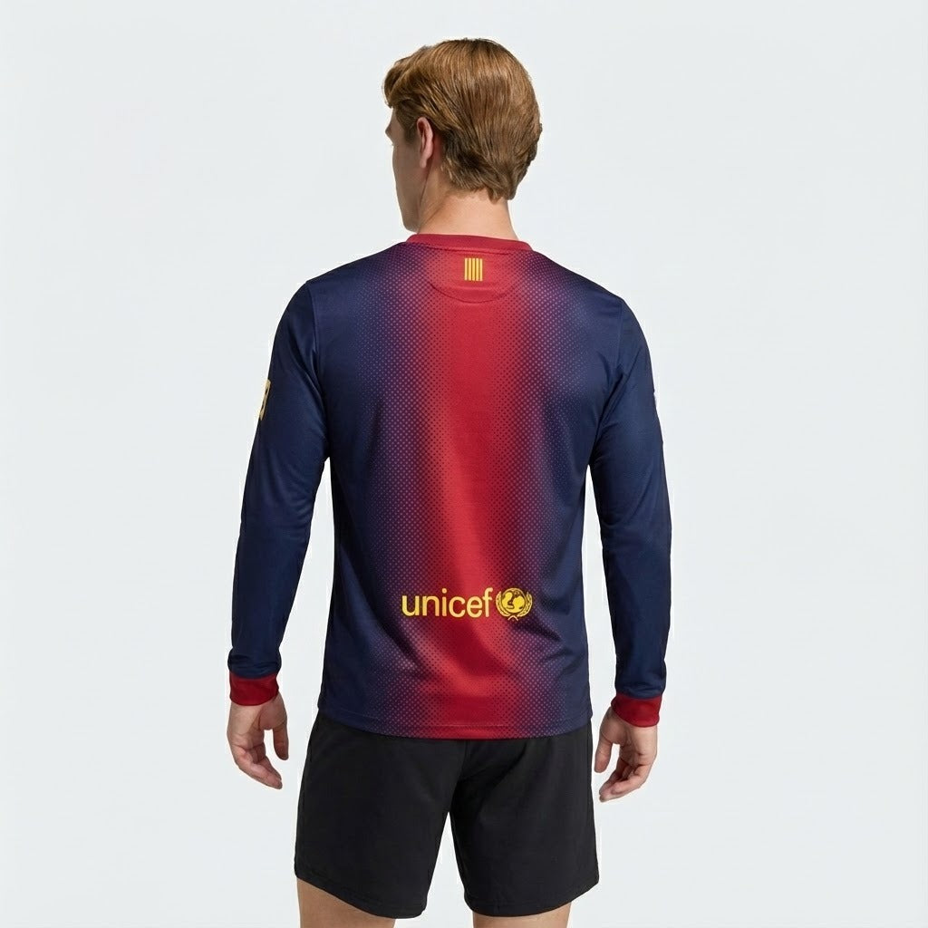 Camisa Retrô Barcelona 2012/13 I Manga Longa
