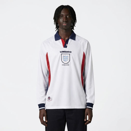 Camisa Retrô Inglaterra 1998/99 I Manga Longa