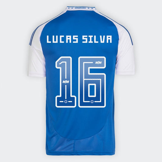 Camisa Adidas Cruzeiro 2025/26 I Lucas Silva N° 16
