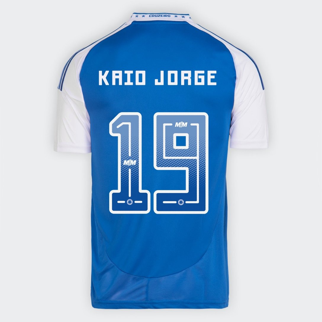 Camisa Adidas Cruzeiro 2025/26 I Kaio Jorge N° 19
