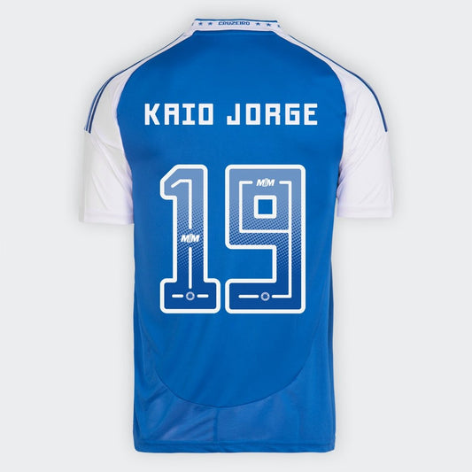 Camisa Adidas Cruzeiro 2025/26 I Kaio Jorge N° 19
