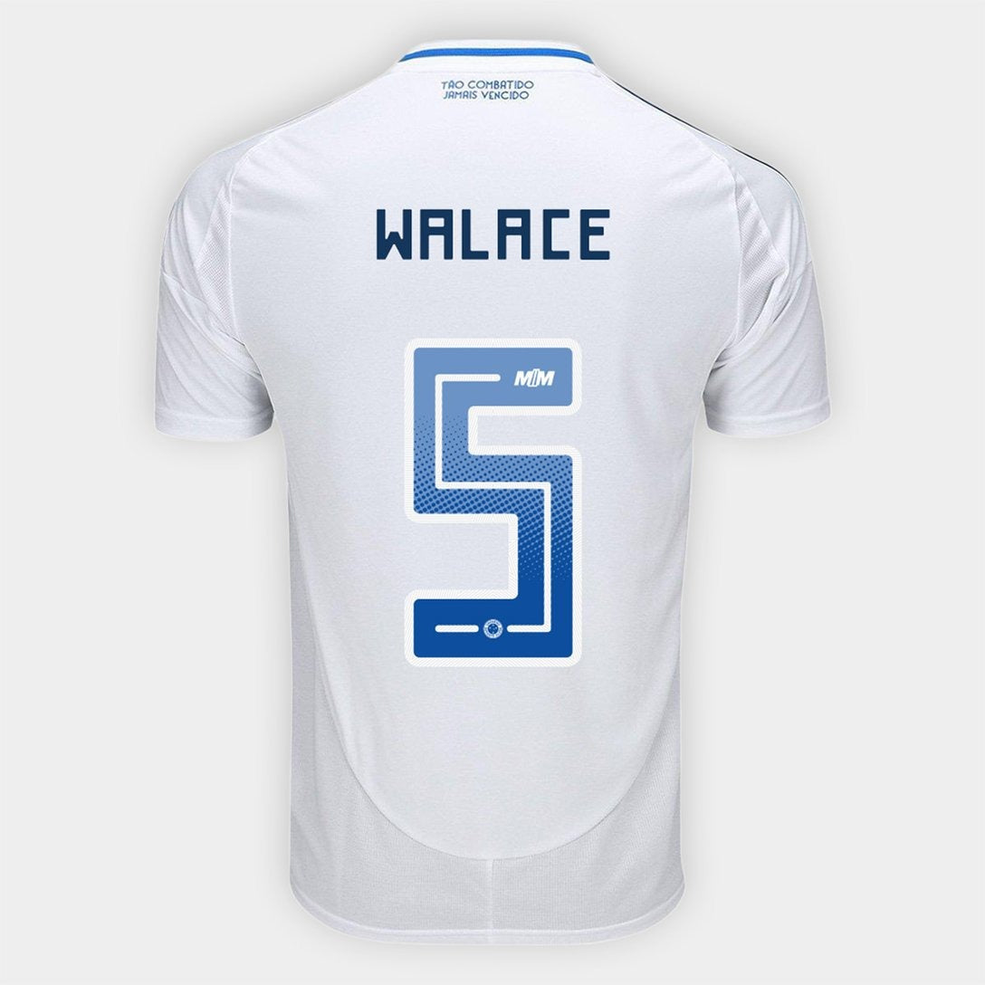 Camisa Adidas Cruzeiro 2025/26 II Walace N° 5