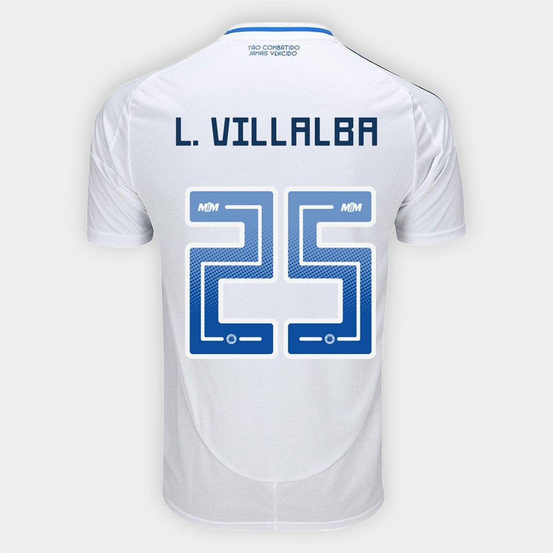 Camisa Adidas Cruzeiro 2025/26 II l. Villalba N° 25