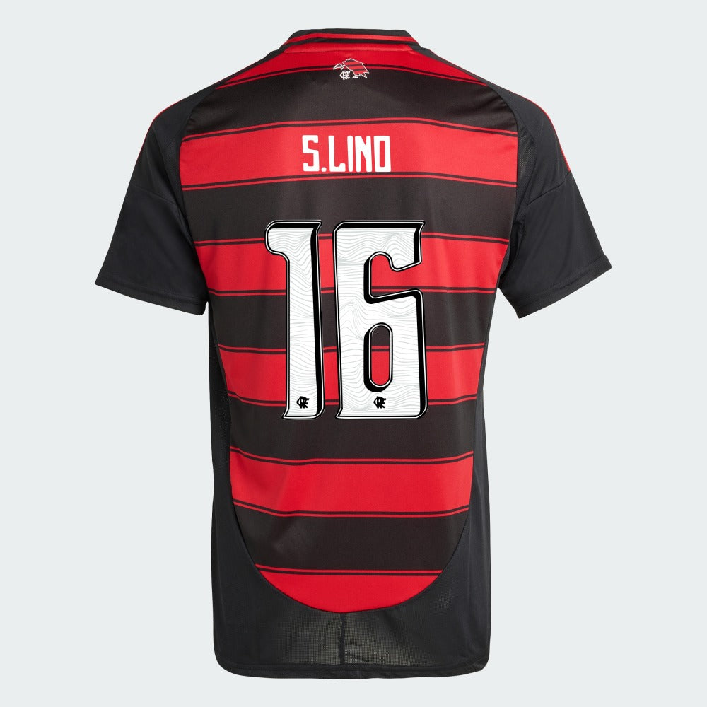 Camisa Adidas Flamengo 2025/26 I S. Lino N° 16