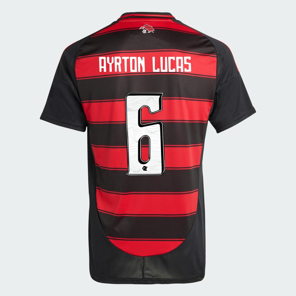 Camisa Adidas Flamengo 2025/26 I Ayrton Lucas N° 6