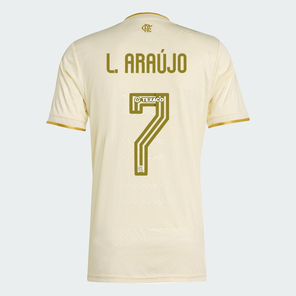 Camisa Adidas Flamengo 2025/26 III Luiz Araújo N° 7