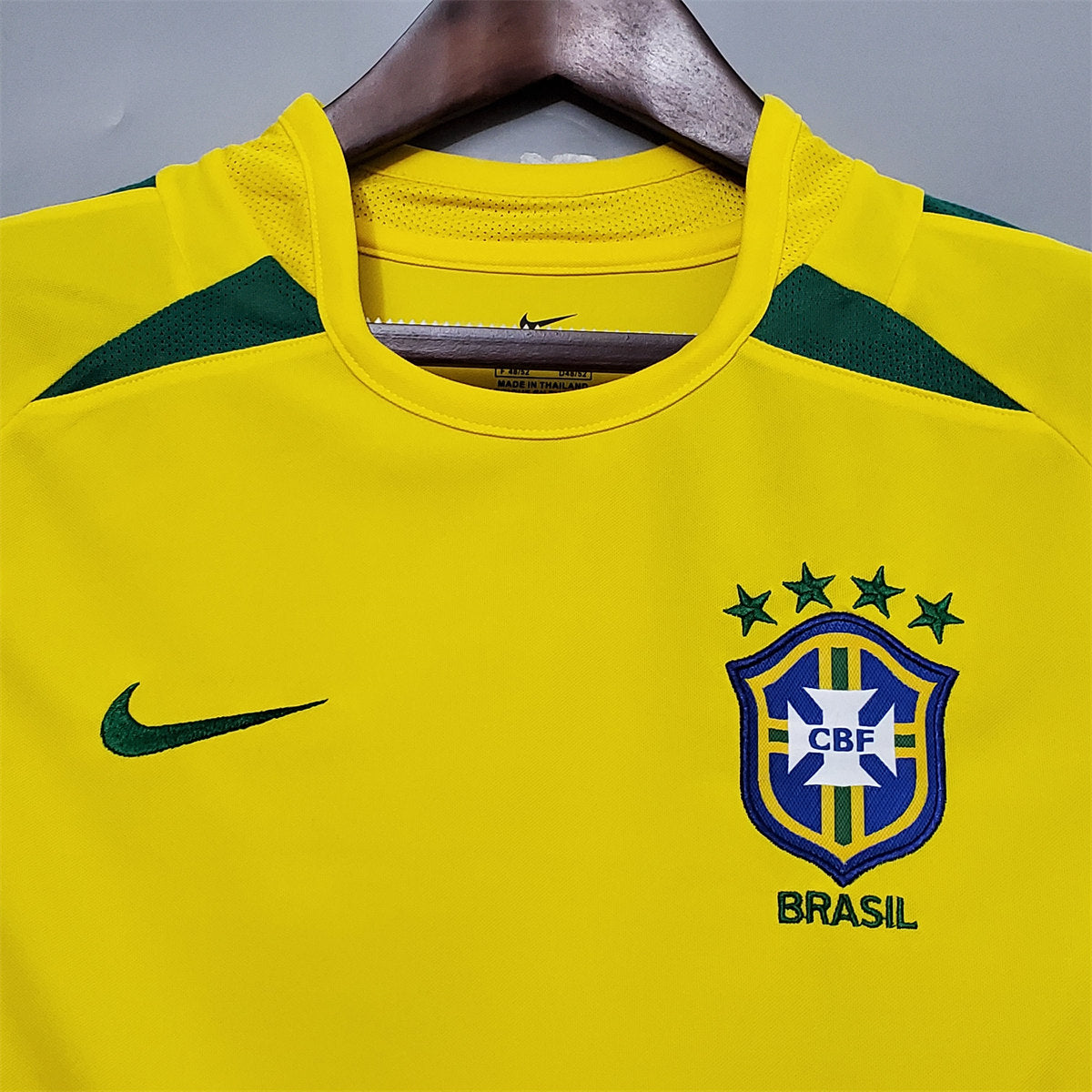 Camisa Retrô Seleção Brasil 2002/03 I